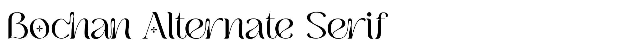 Bochan Alternate Serif image